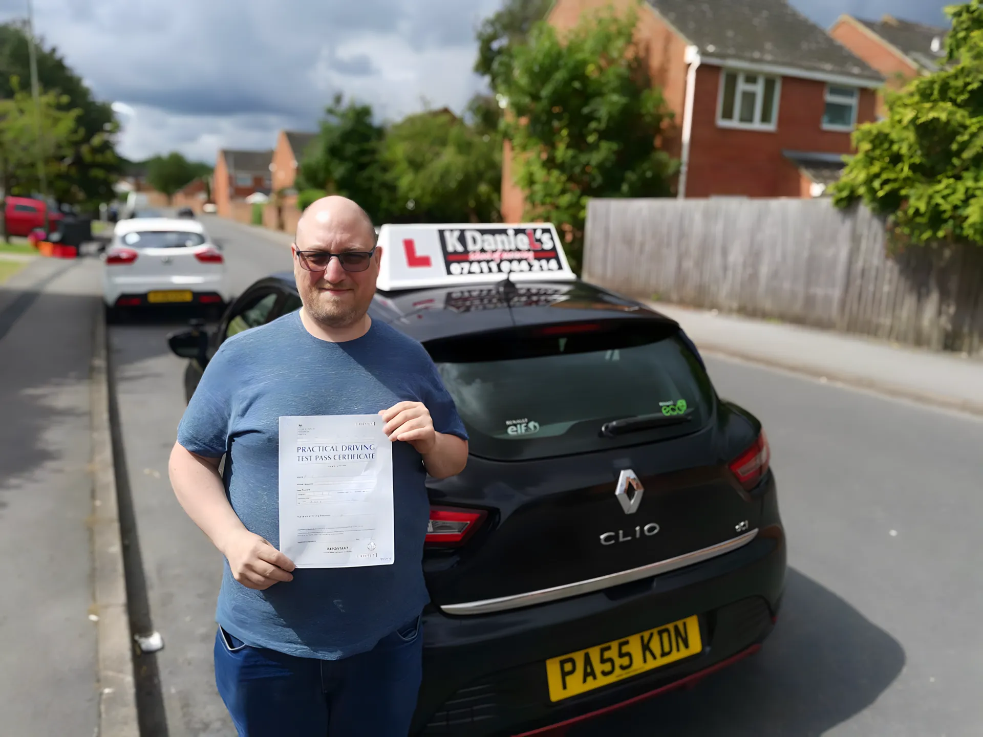 Successful driving test pass