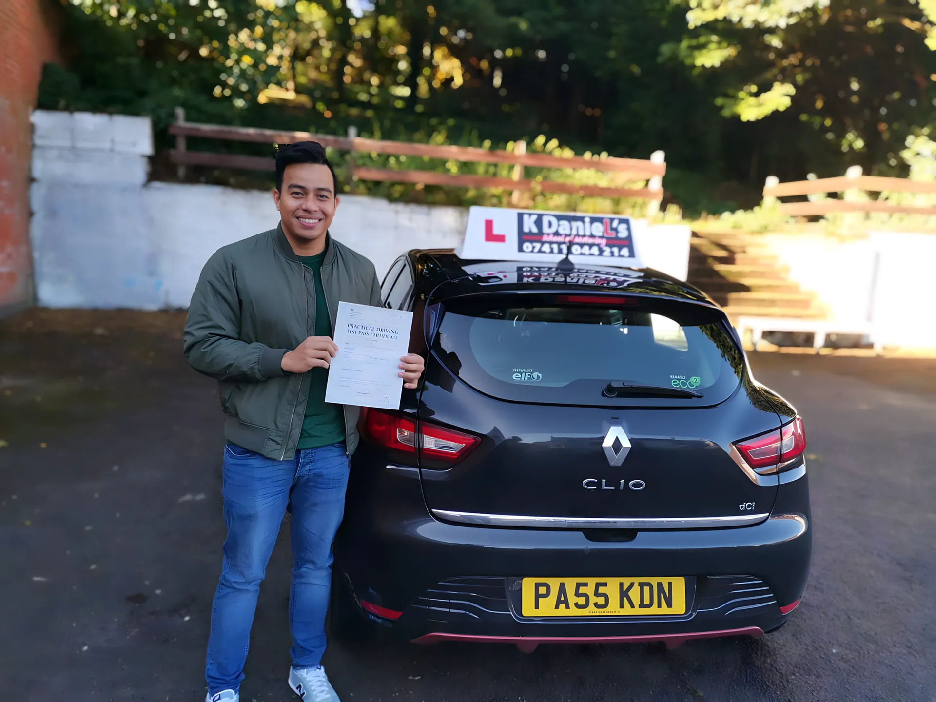 Successful driving test pass