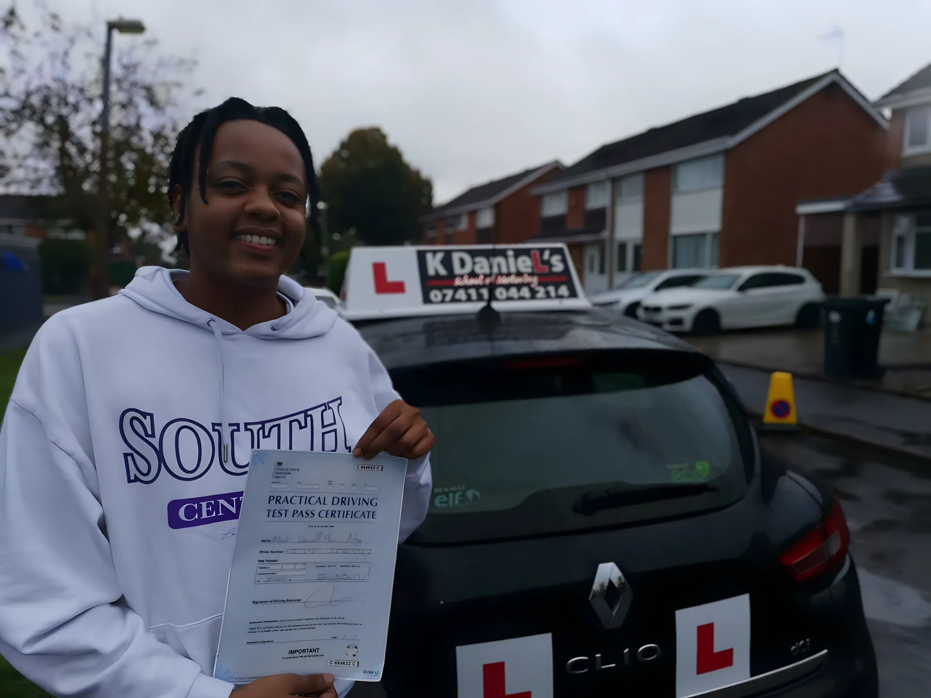 Successful driving test pass