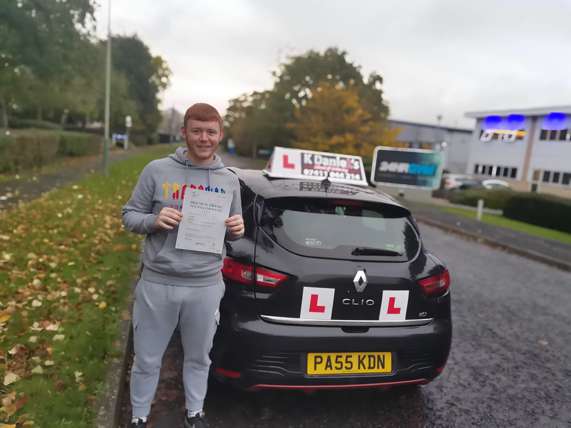 Successful driving test pass