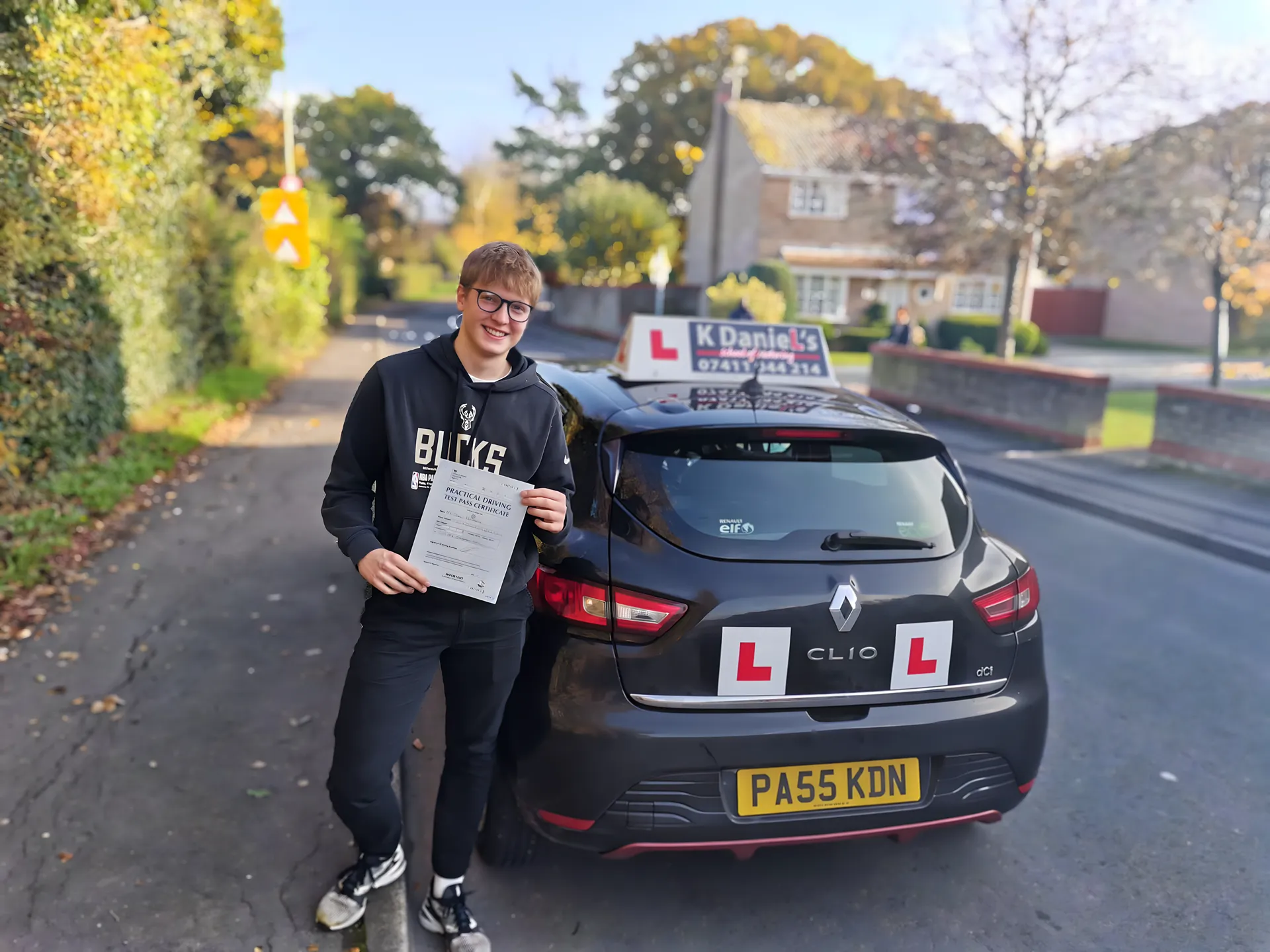 Successful driving test pass