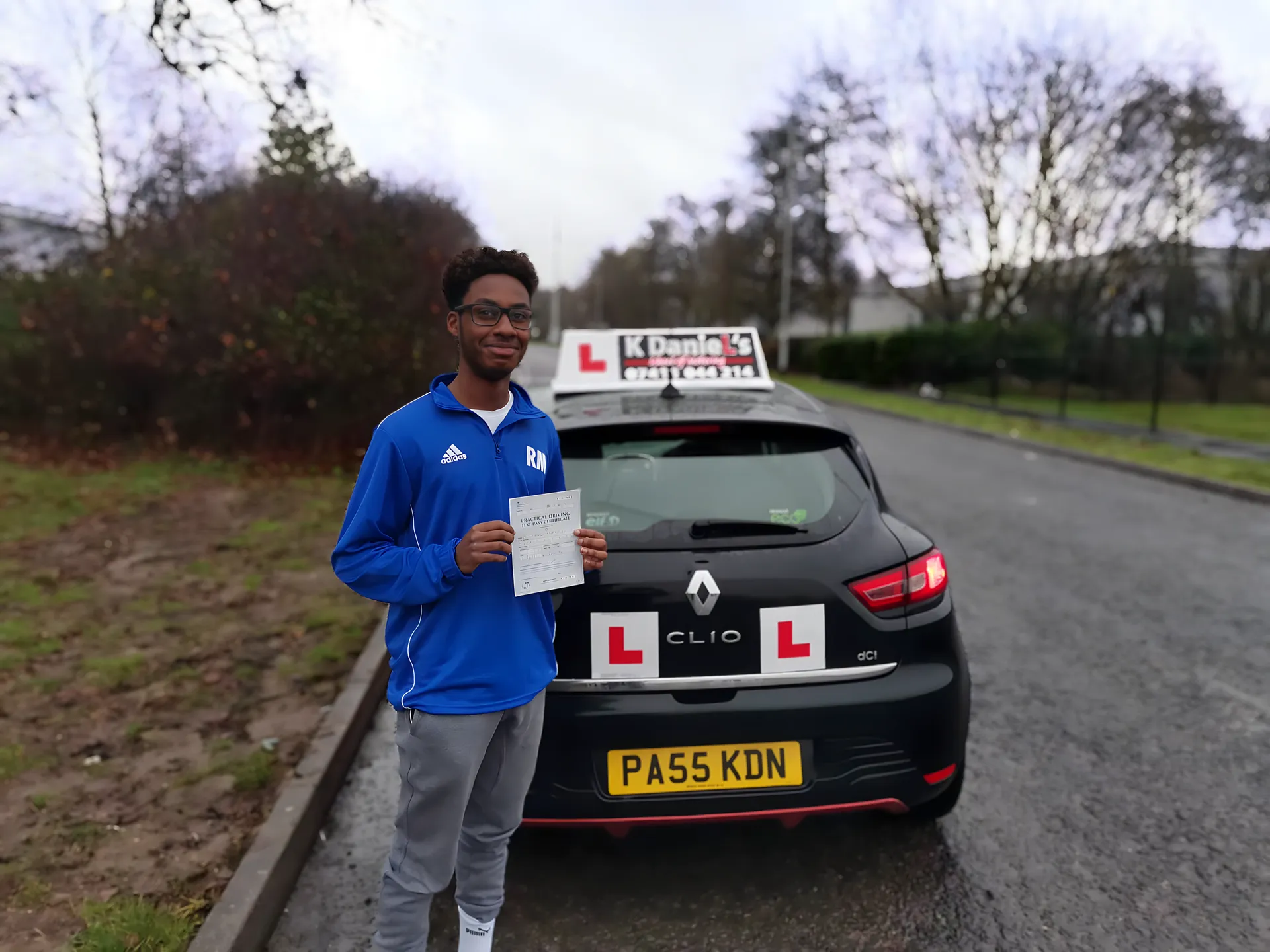 Successful driving test pass