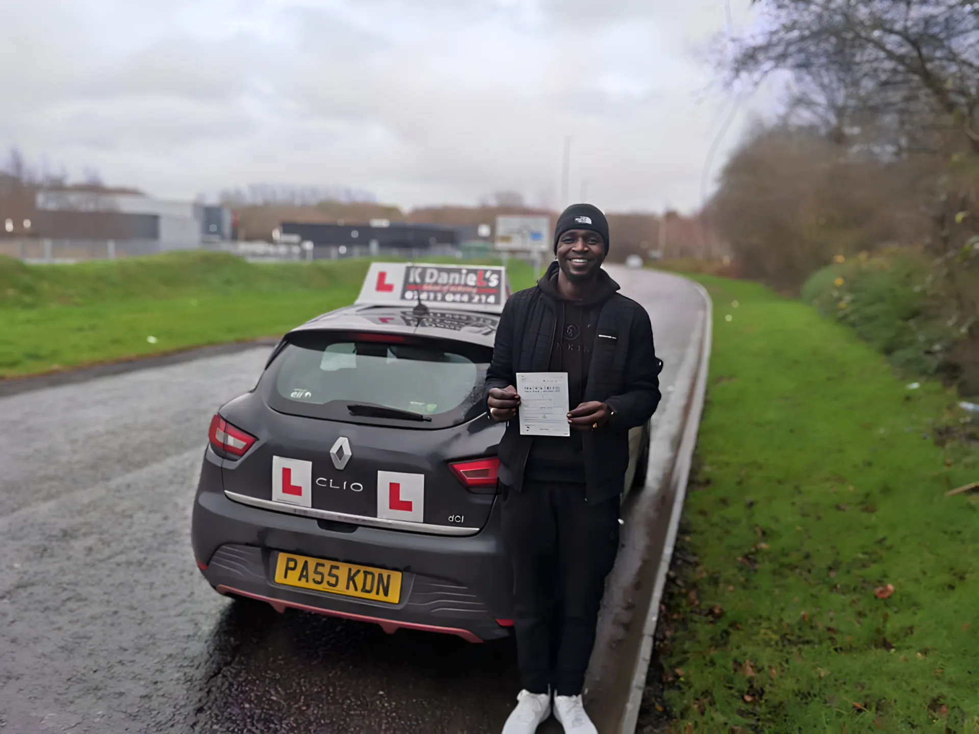 Successful driving test pass