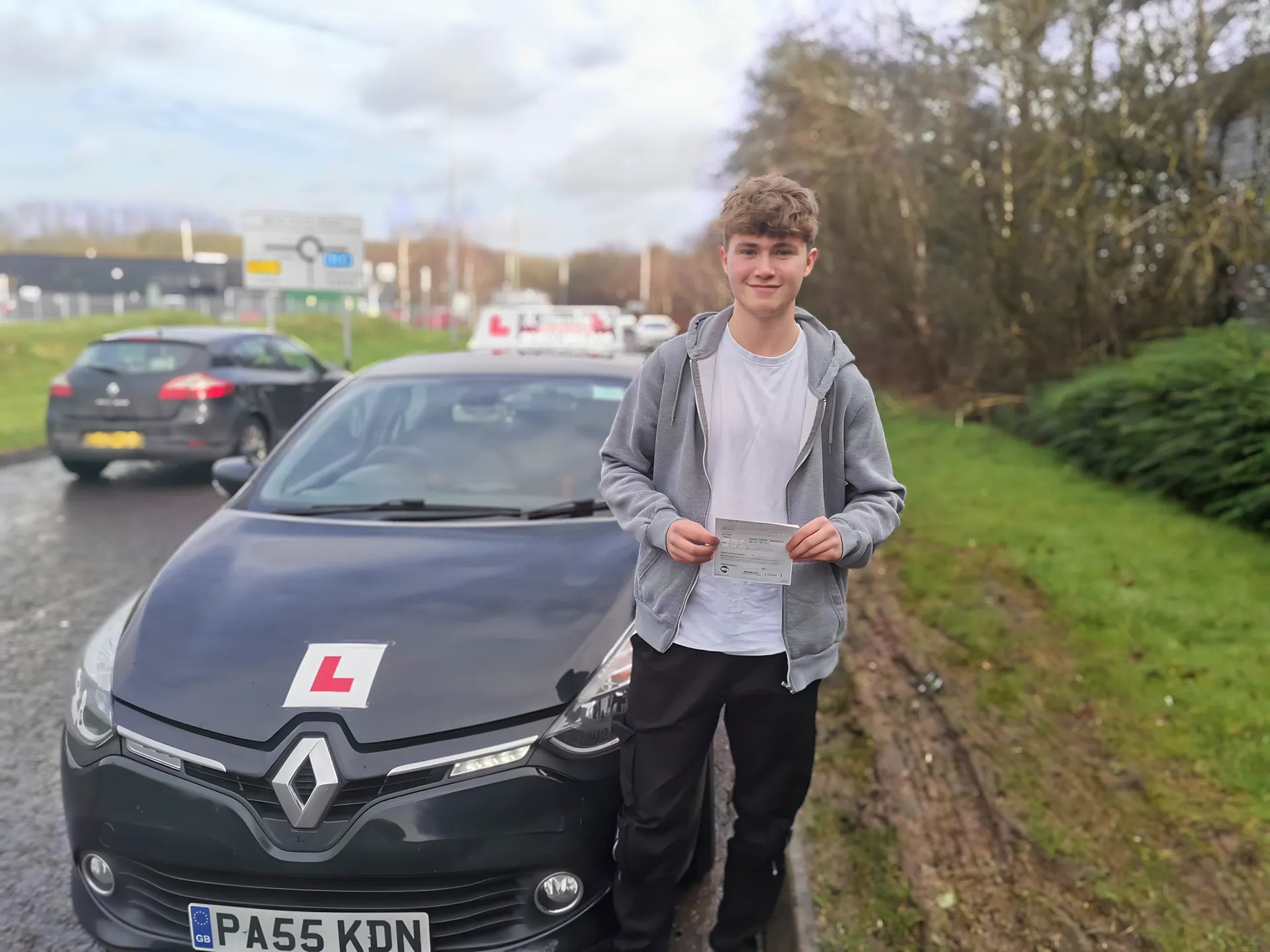 Successful driving test pass