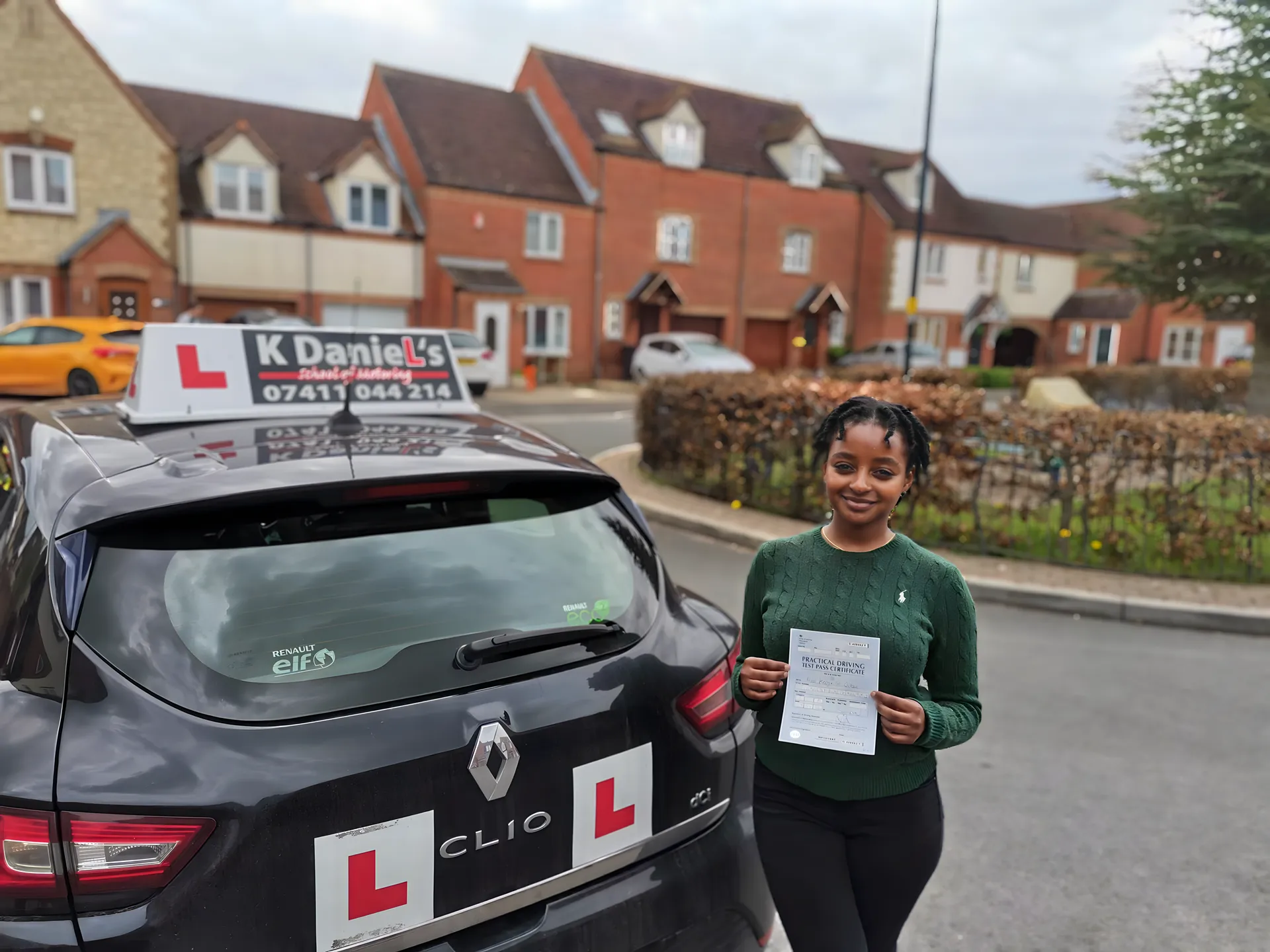 Successful driving test pass