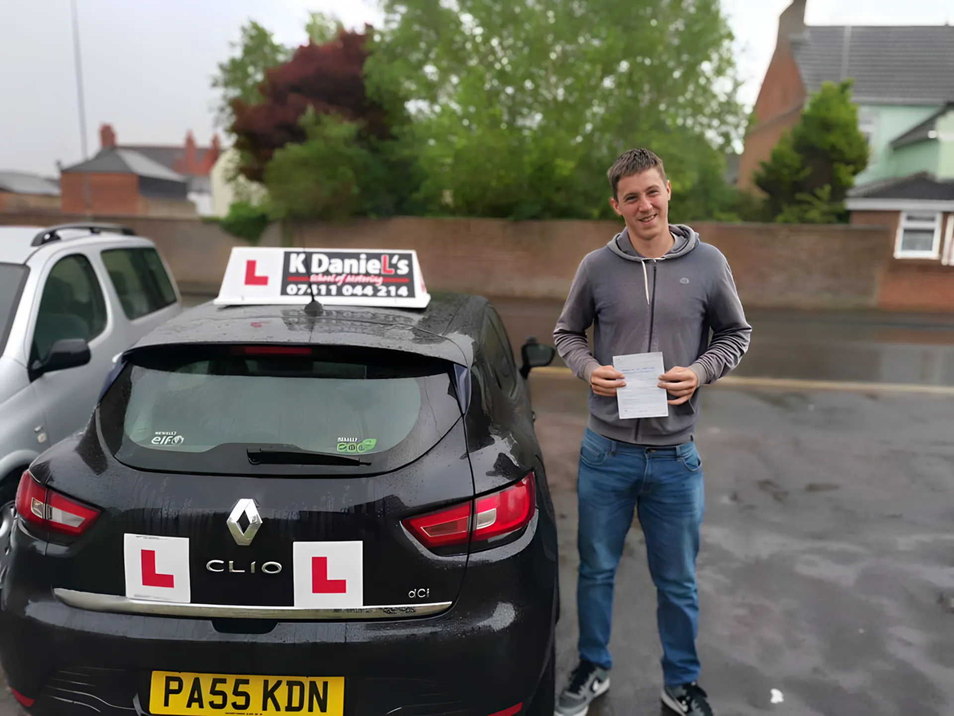 Successful driving test pass