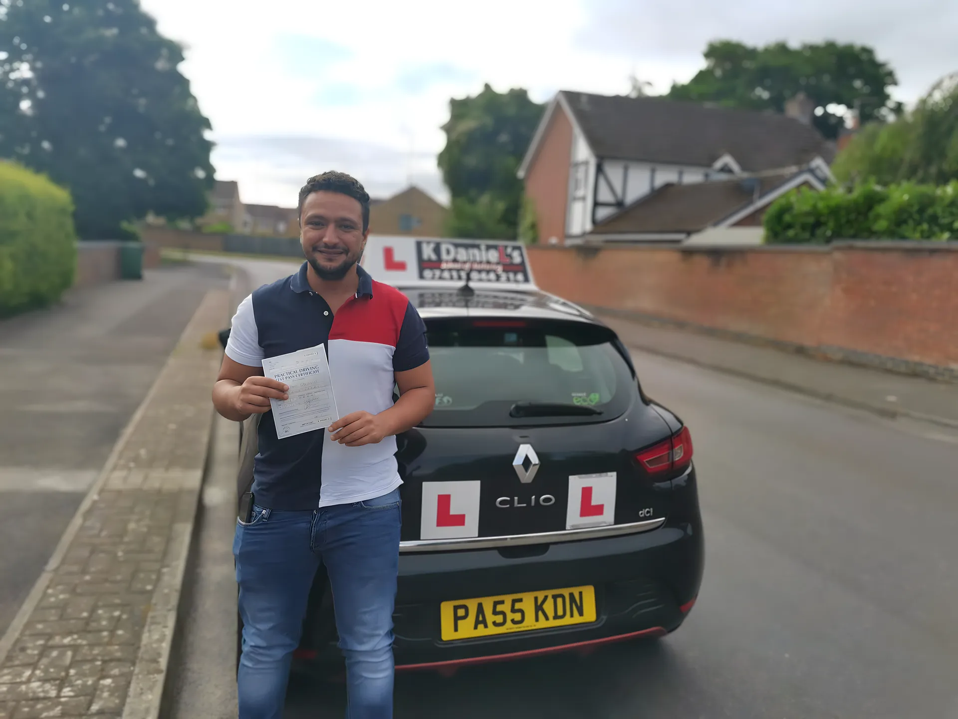 Successful driving test pass