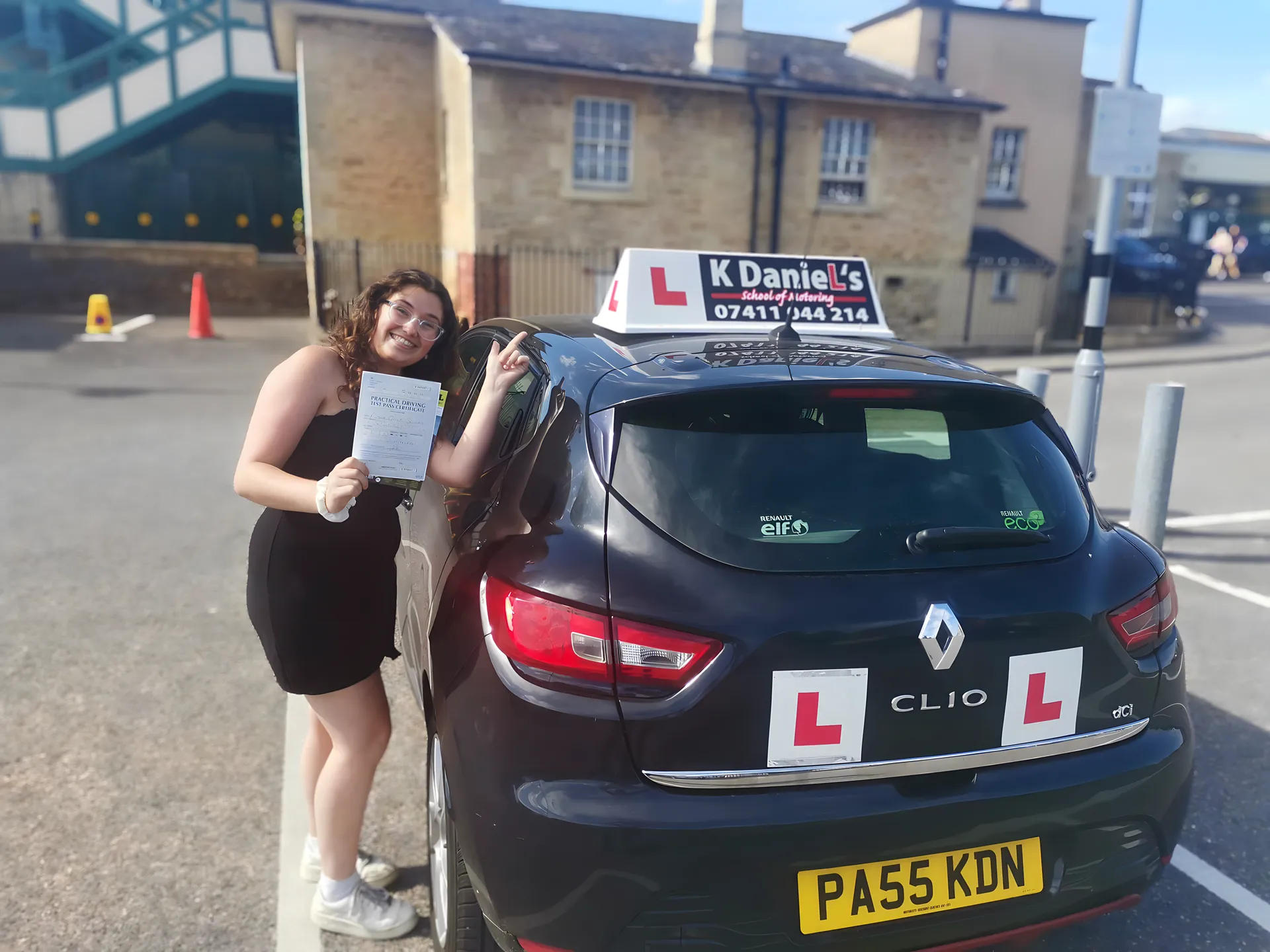 Successful driving test pass