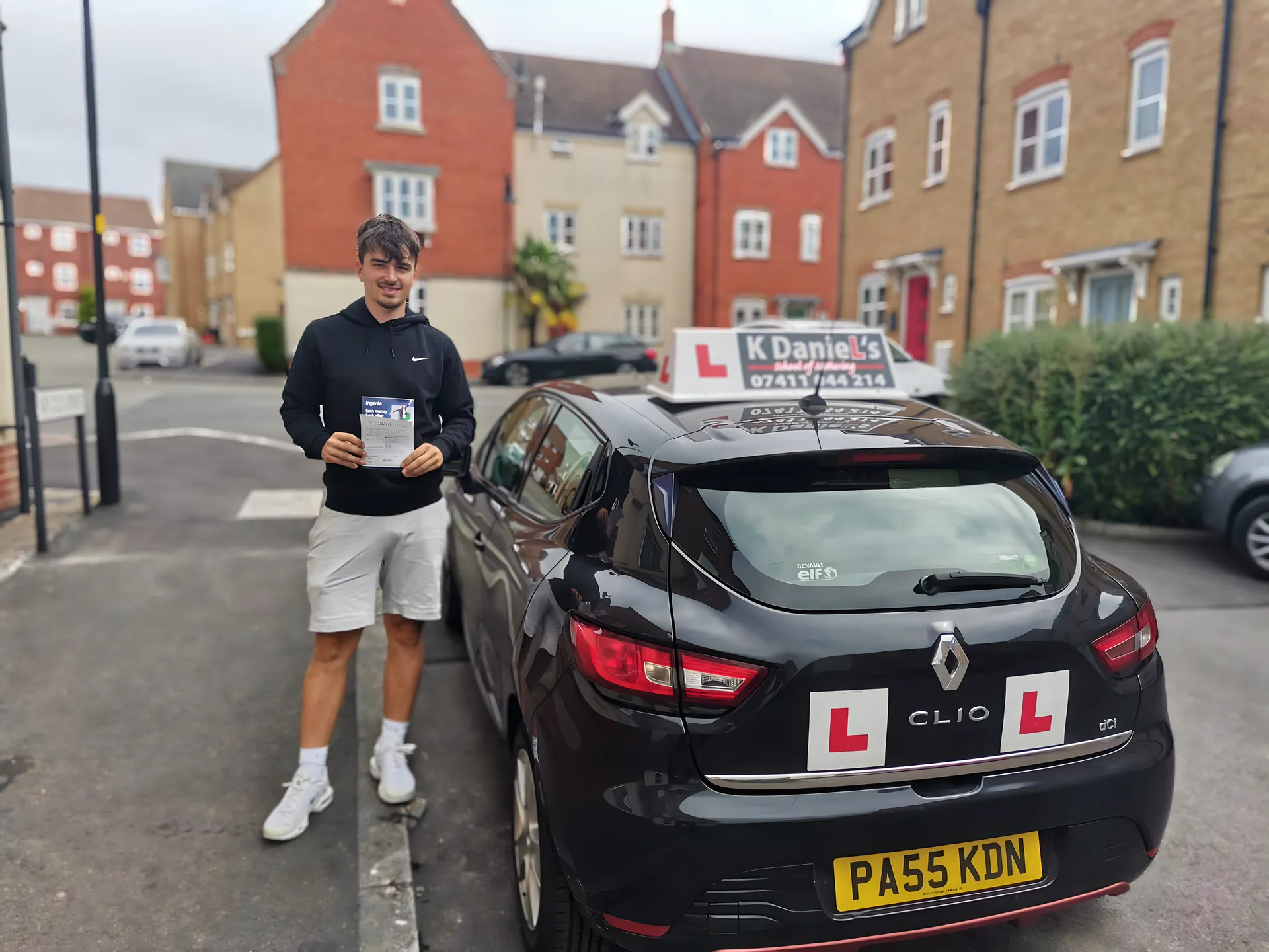 Successful driving test pass