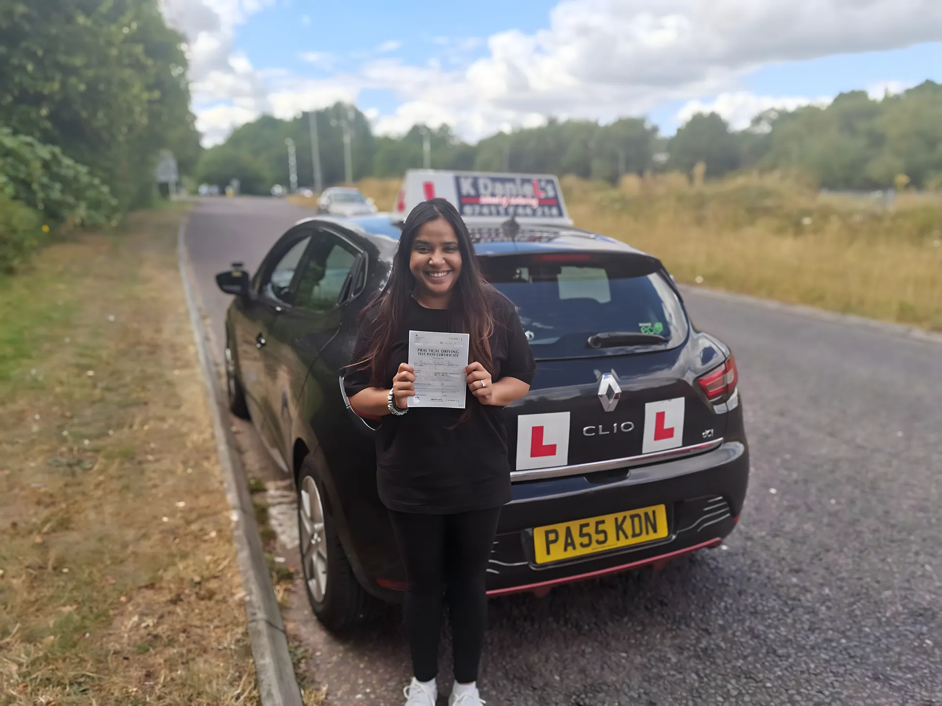 Successful driving test pass