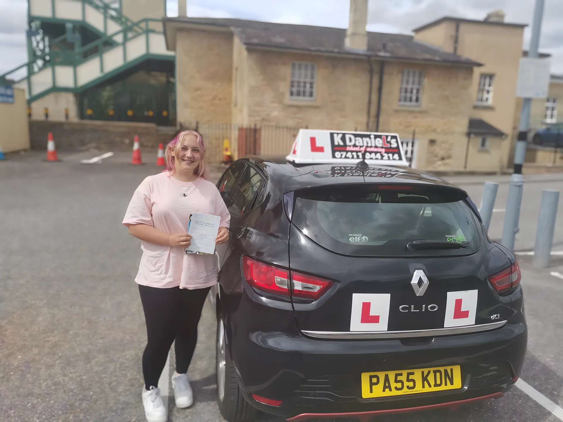 Successful driving test pass