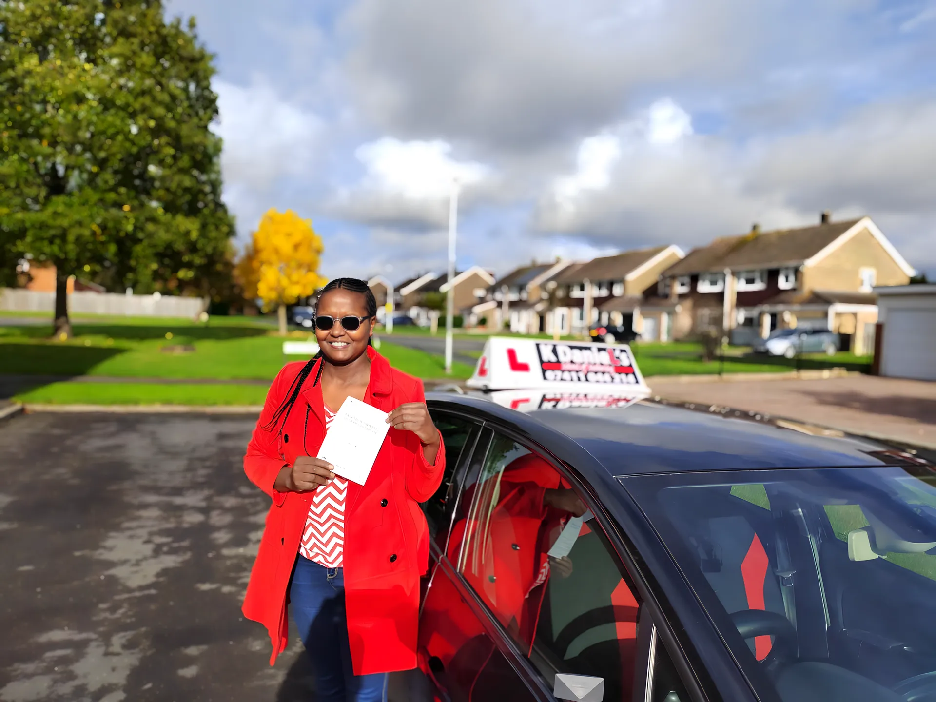 Successful driving test pass